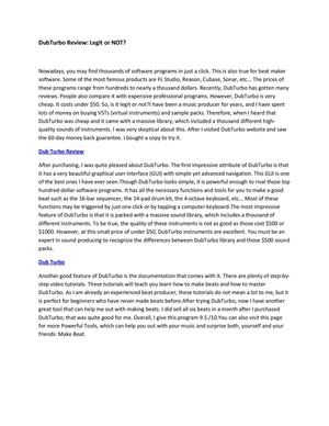 DubTurbo Review: Legit or NOT