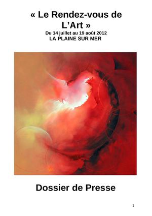 Dossier de presse des artistes du Rendez-vous de l'Art