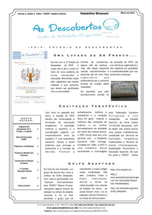 Newsletter as Descobertas