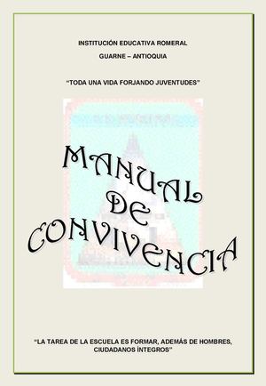 MANUAL DE CONVIVENCIA - ROMERAL
