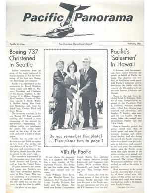 The Official Pacific Air Lines Newspaper / 1967 February