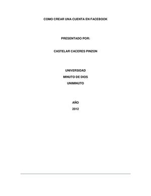 COMO CREAE UNA CUENTA EN FACEBOOK