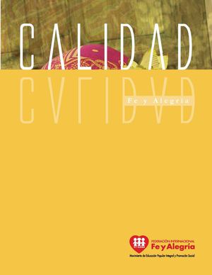 Revista 7 Calidad Fe y Alegría