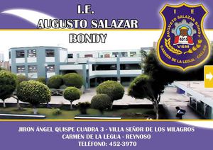 Brochure de la Institución Educativa Augusto Salazar Bondy 4015