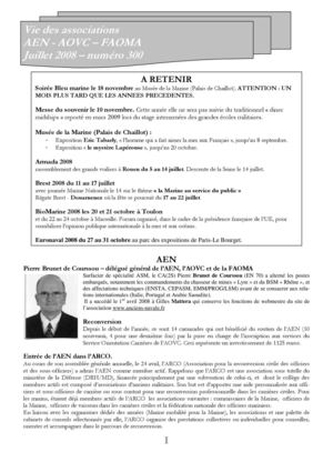 Vie des associations 300