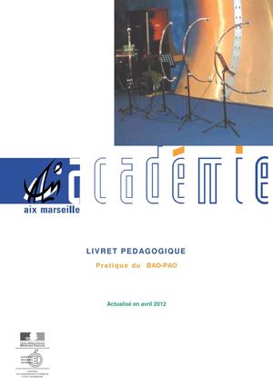Livret pédagogique BAO PAO