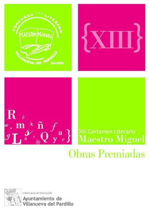 Libro de Obras Premiadas Maestro Miguel 2012