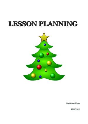 lesson planning christmas