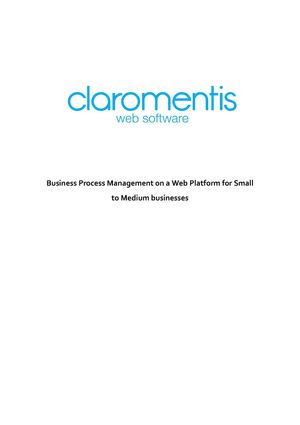 Business Process Management for SMEs