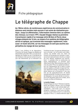 LE TELEGRAPHE DE CHAPPE