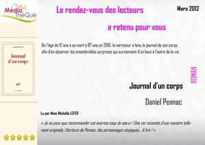 Le rendez-vous des lecteurs a retenu pour vous...en mars 2012...
