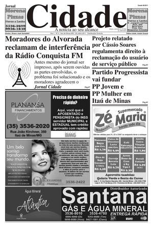 Edição nº 04 de 20/07/2011 - Jornal Cidade Itaú de Minas