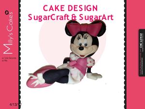 Cake Design Sugar Art - TUTORIAL MINNIE MOUSE