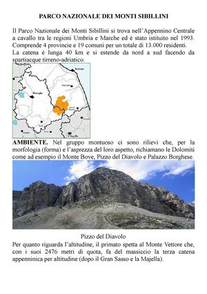 Parco Nazionale dei Monti Sibillini
