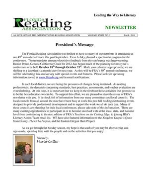 FRA Newsletter - 2011 V32 N 2 Fall