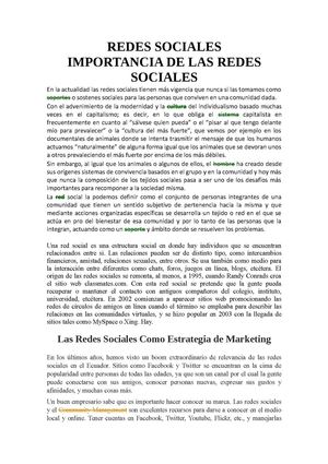 REDES SOCIALES