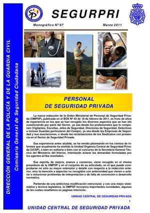personal seguridad