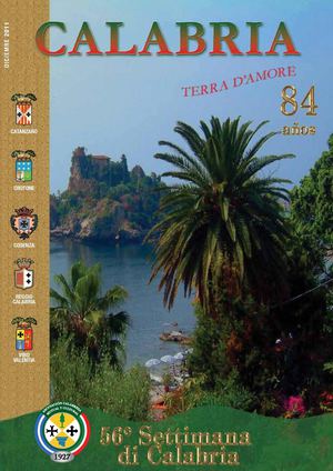 revista Calabria Terra d'amore 2011