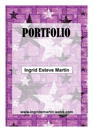 Ingrid Esteve Martin Portfolio