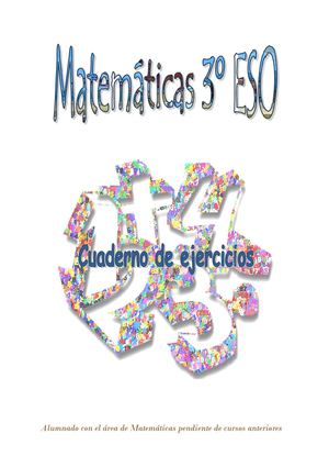 Cuaderno de ejercicios. Matemáticas 3º ESO (Pendientes - Curso 11/12)