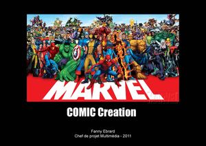 Cahier des charges - Marvel Comic Creation