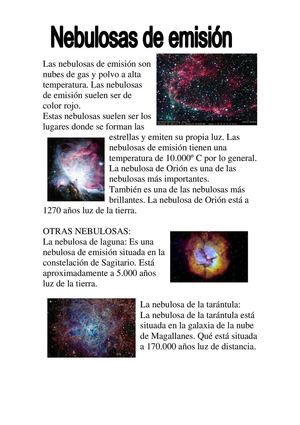 LAS NEBULAS DE EMISIÓN, Paula