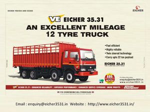An Excellent Mileage 12 Tyre Truck