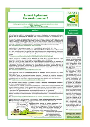 Santé agriculture