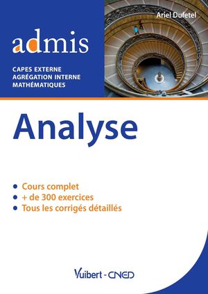 Extrait - Analyse - CAPES externe et Agrégation interne - Admis - Vuibert