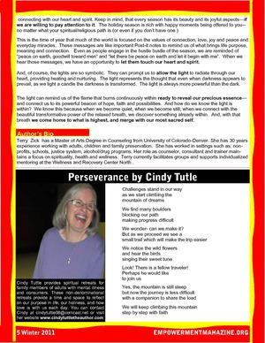page 5 - Winter Issue of Empowerment Magazine