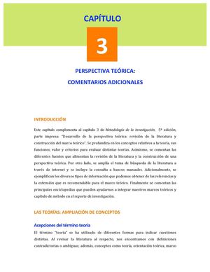 Perspectiva teórica