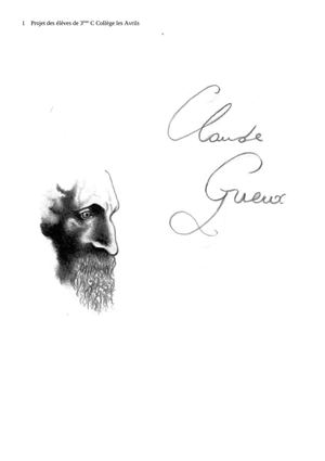 Projet de publication de Claude Gueux