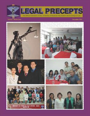 College of Law - Legal Precepts Newsletter