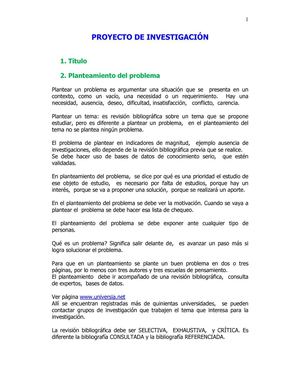 como formular un proyecto