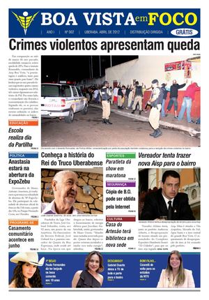 BOA VISTA EM FOCO - EDIÇÃO II - Abril/2012