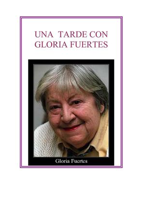 Una tarde con Gloria Fuertes. 