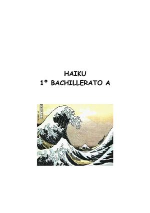 Haiku 1 bachillerato a