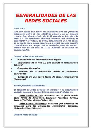 LAS REDES SOCIALES