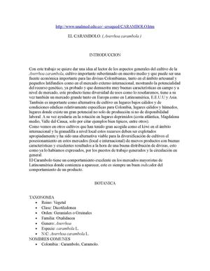 ESTUDIO DE MERCADO CARAMBOLO