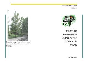 Triptico de truco de photoshop