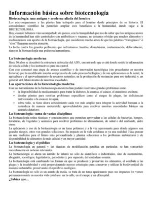 biotecnología