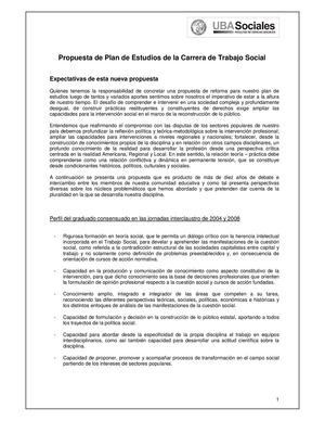 Propuesta Plan de Estudios 2012