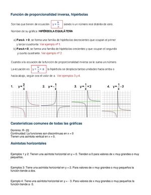Función de proporcionalidad inversa