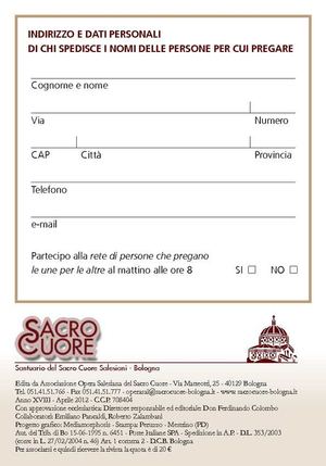 Pagellina Aprile 2012