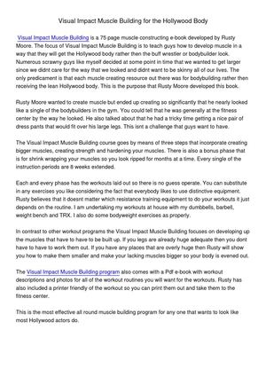 VisualImpactMuscleBuildingfortheHollywoodLook