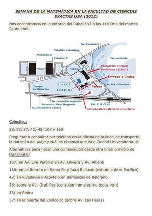 mapa Ciudad Universitaria UBA