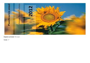 Plan anual tercero eso