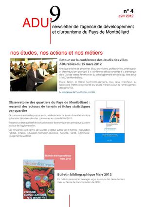 Newsletter ADU'9 - Avril 2012