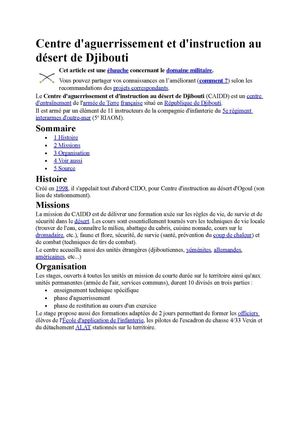 Centre D'instruction commando 3