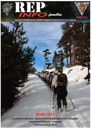 BULLETIN D’INFORMATION DU 2e REGIMENT ETRANGER DE PARACHUTISTES ET DE SES FAMILLES